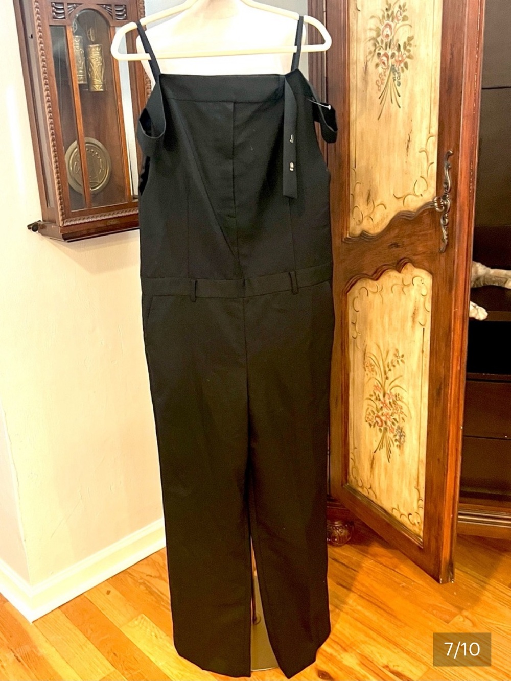 IRENE Architectural WideLeg Jumpsuit Wool Mohair Minimalist Industrial Size 38/6 - Picture 2 of 12
